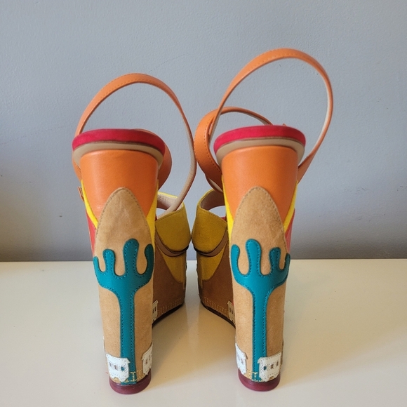 Charlotte Olympia Wild Wild Wedge, VGUC, Size 6 - Picture 12 of 14